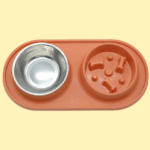 Een afbeelding van een duo hondenvoerbak op de webshop van Sniffins.com