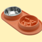 Een afbeelding van een duo hondenvoerbak op de webshop van Sniffins.com