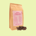 Een afbeelding van een zak hondenvoer puppy chops op de webshop van Sniffins.com