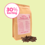 Een afbeelding van een zak hondenvoer puppy chops op de webshop van Sniffins.com